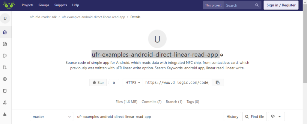 Ufr软件示例android直接线性读取应用程序新闻