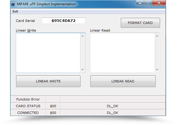 MIFARE SDK - uFR最简单的软件与SDK