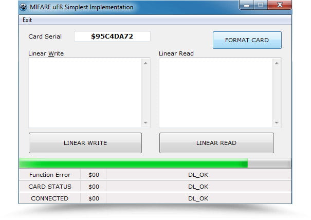 MIFARE SDK - uFR Najjednostavniji softver sa SDK 5