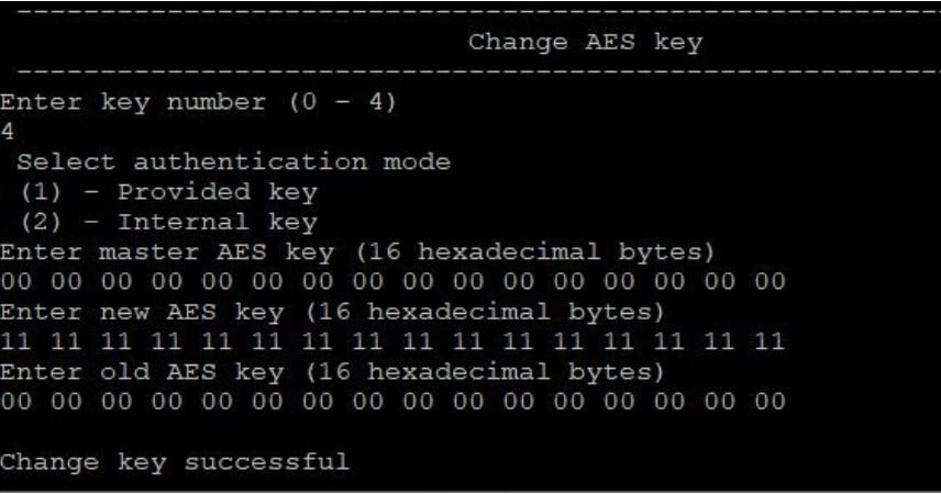 nt4h c change aes key