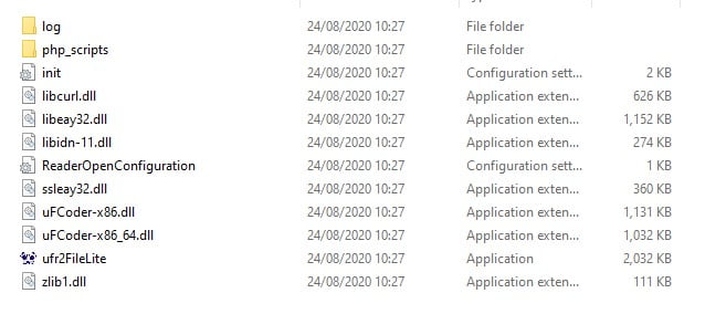 Ufr2file文件夹结构